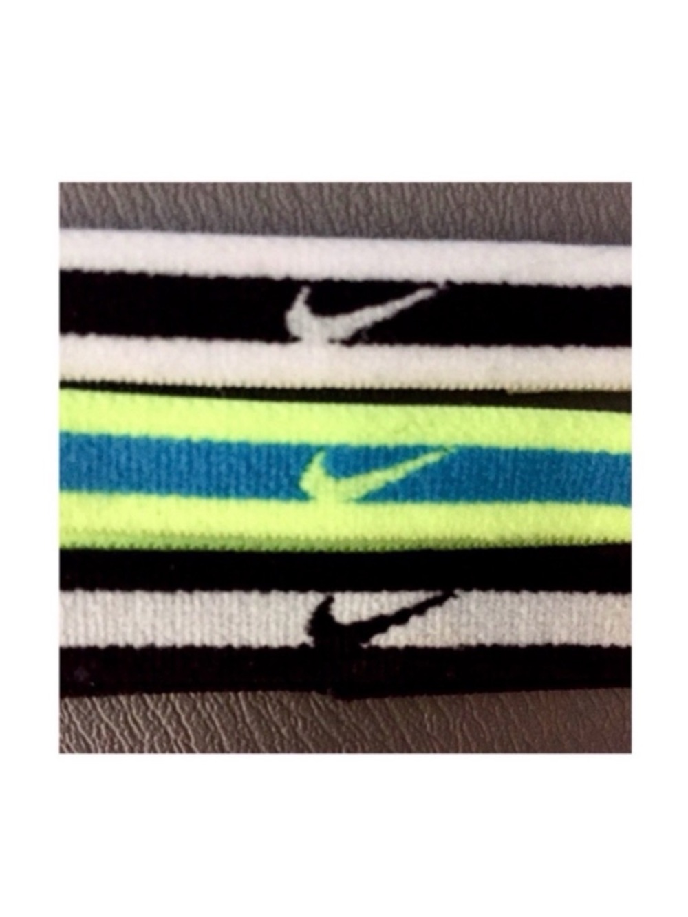 Nike Non Slip Thin Headbands- Set of 3